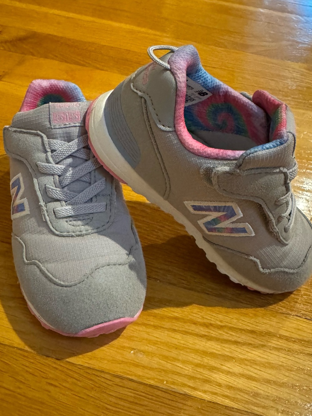 New Balance 515 Kids' Gray & Pink Running Sneakers